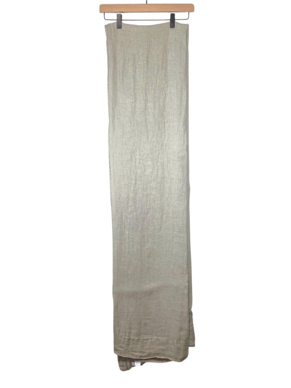 Restoration Hardware Sheer Linen 108" Curtain Panel Fog Beige European Designer